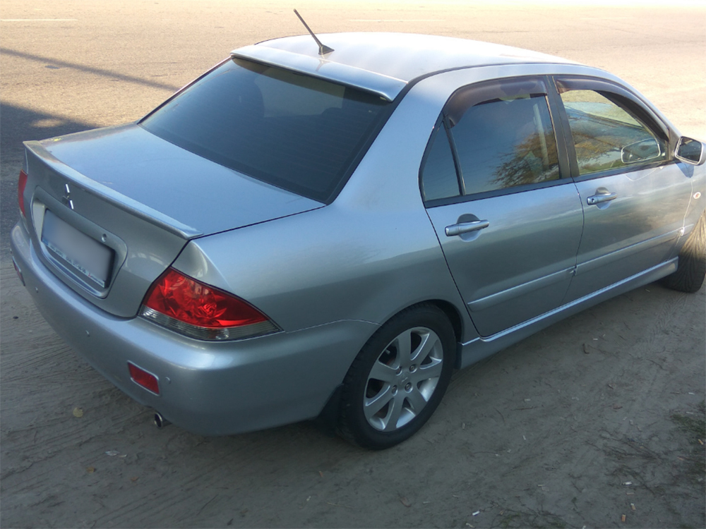 Спойлер на багажник Лип спойлер для Mitsubishi Lancer 9 2003-2009 Сабля спойлер багажника Міцубісі Лансер 9, фото 1