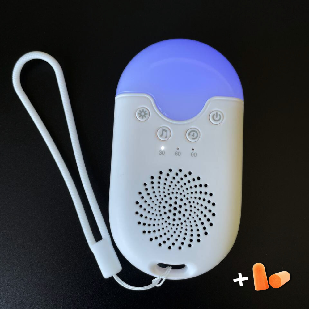 Нічник з білим шумом для новонароджених засинання, прилад вентилятор білого шуму для немовляти Hechpro (WN-01), фото 1