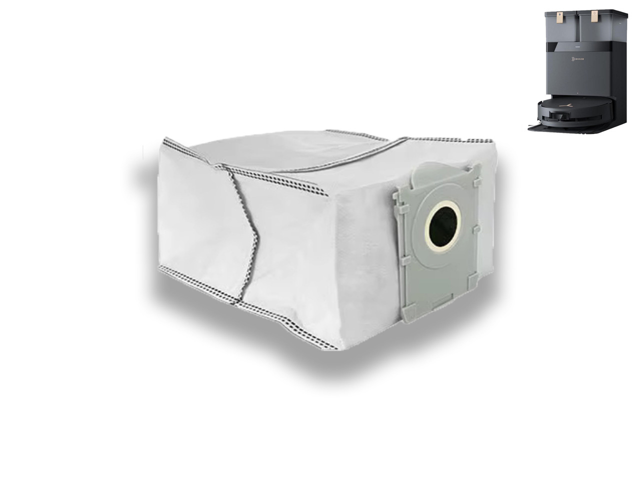 Пилозбірний мішок з активованим вугіллям для робота-пилососа Ecovacs X8 Omni, фото 1