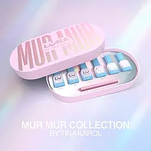 Набір гель лаків "Котяче око" LunaMoon Mur Mur Collection by Tina Karol (6шт по 13 мл + магніт) для манікюру та педикюру