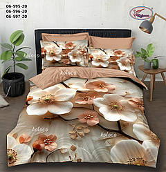 Постільна білизна фланель 180х220 в асортименті, малюнок 5Д