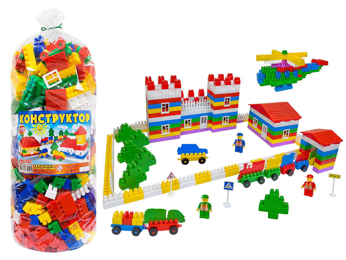 Конструктор Промтекс великі деталі, 400 дет.