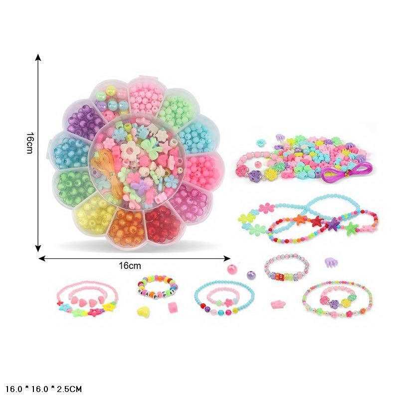 Бісер намистини,підвіски,в кор-ці,16х2,5х16см №T026(90) КІ, фото 1