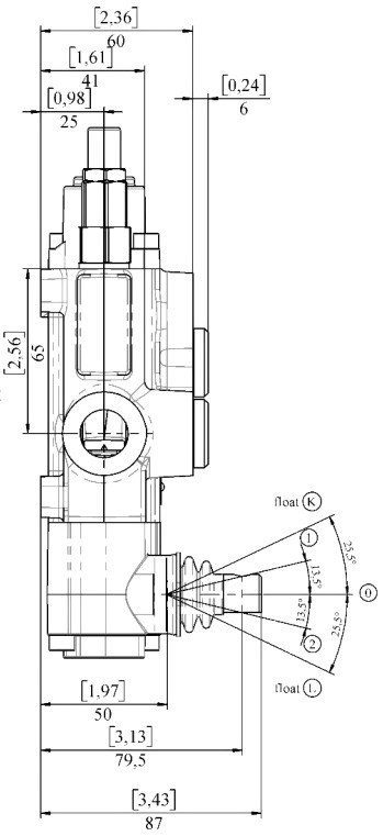 габаритные размеры Z50 габаритные размеры распределителя Z50