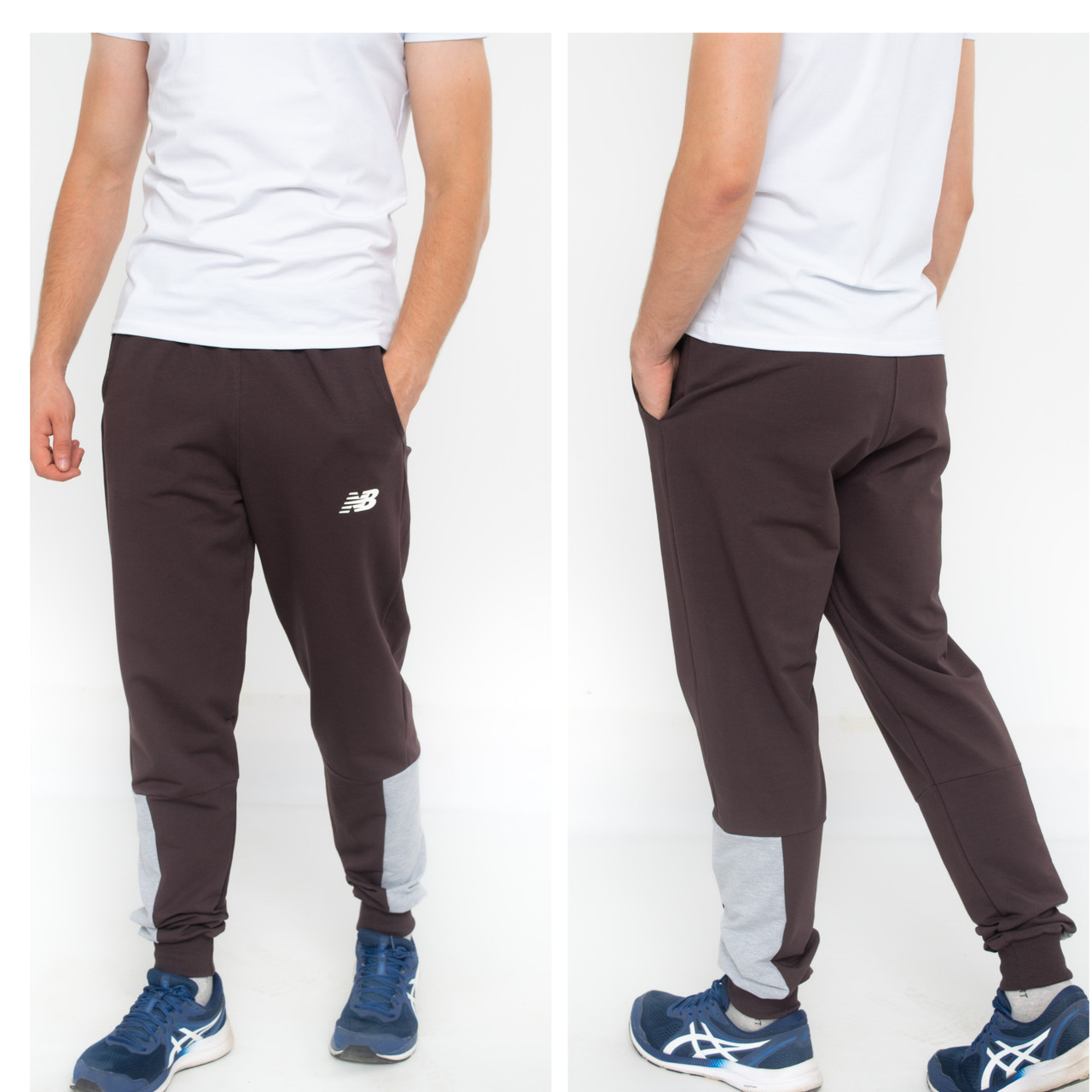 Штани (манжет) New Balance шоколад