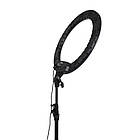 Кільцева лампа 46см + 3 тримачі, від 220В, BD-460 / Набір блогера / Селфі лампа / LED лампа кільцева, фото 7