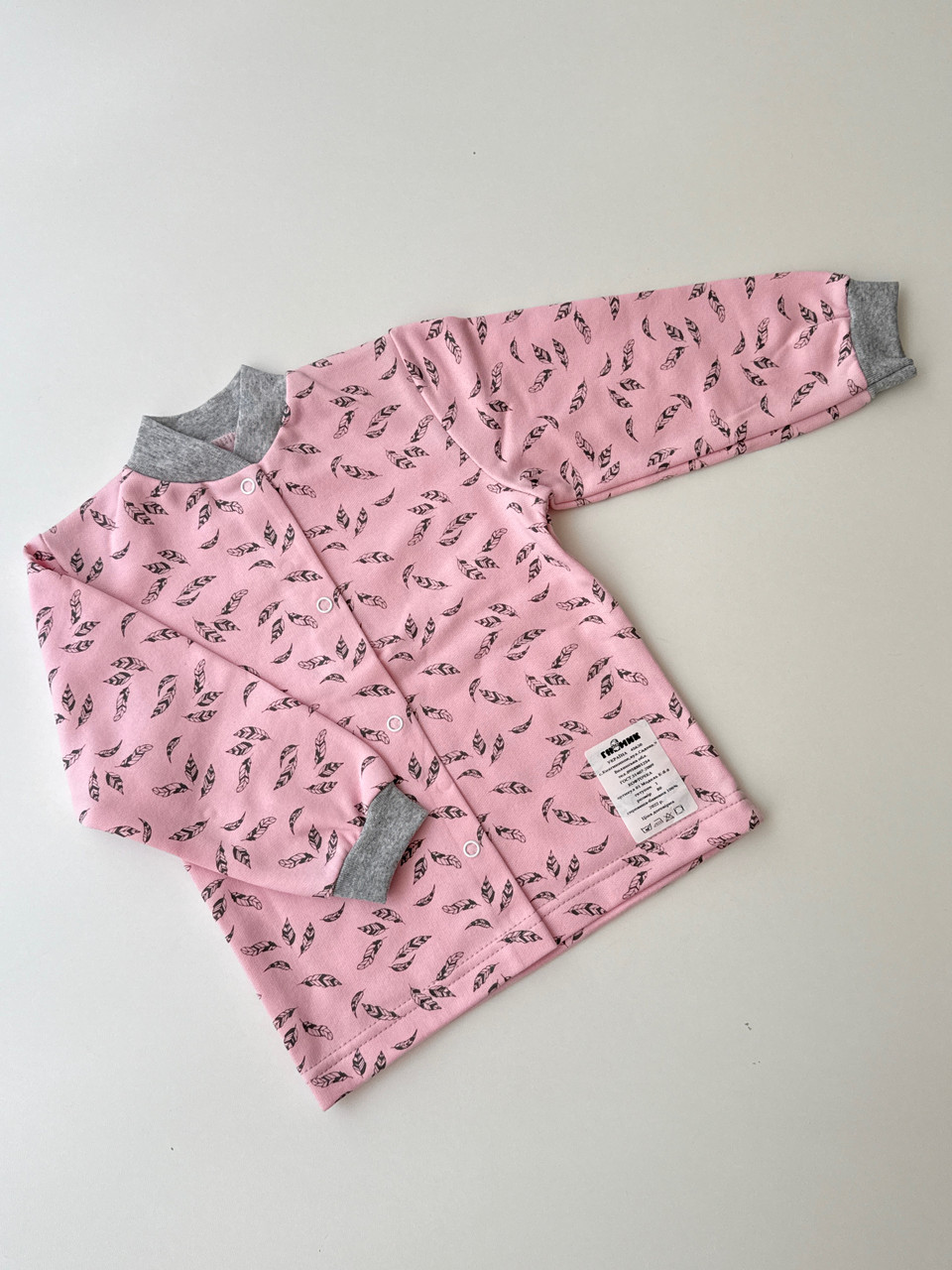 Кофточка ясельна, в тканині футер (байка), 80 розмір, фото 1