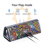 Портативна колонка MIFA A10 Plus Graffiti 20 Вт Bluetooth IPX7, фото 5