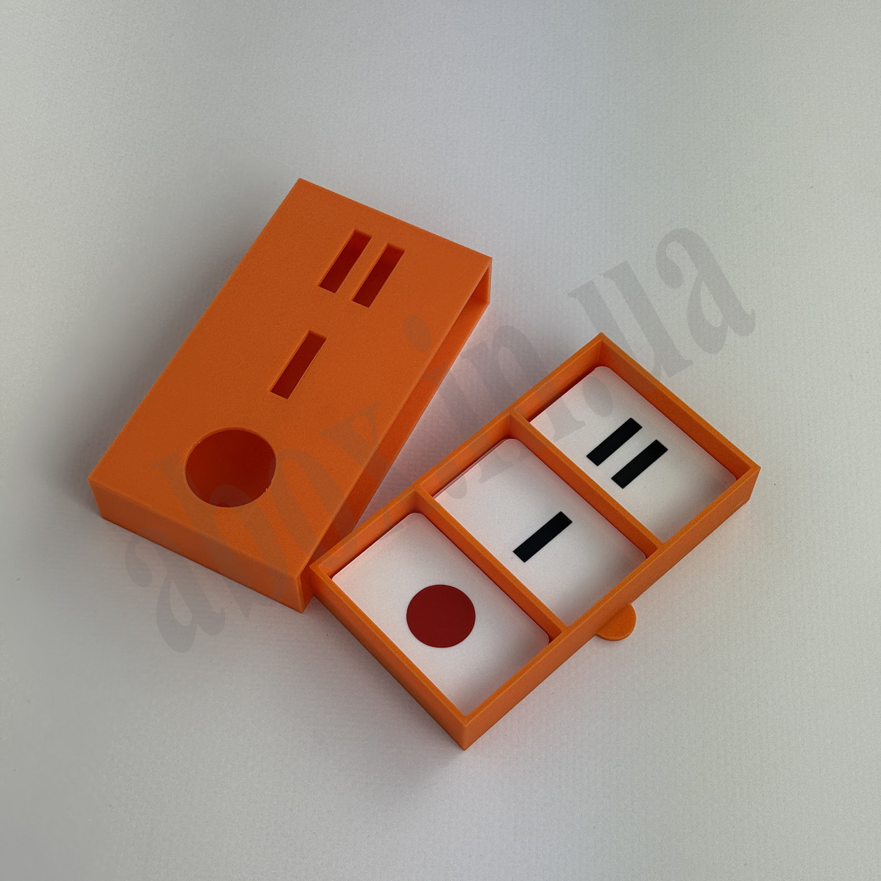 Набір для школи "Звуковий аналіз слова та речення" помаранчевий, фото 1