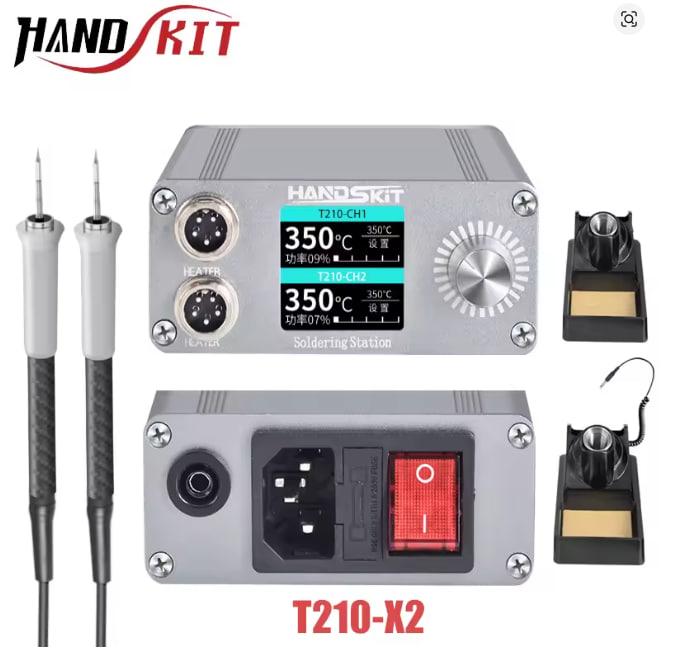 Паяльна станція Handskit T210-X2 (паяльник JBC210 120W, 100C-450C)