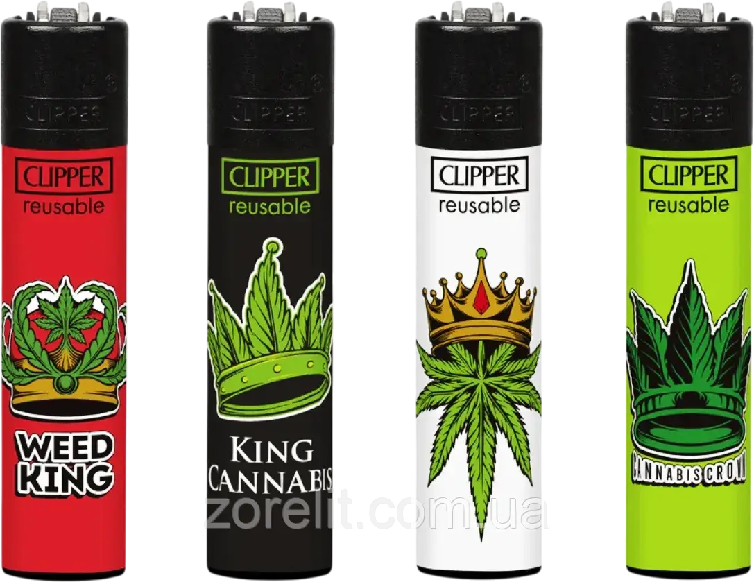 Запальничка Clipper CP21 Кремній Конопля, фото 1