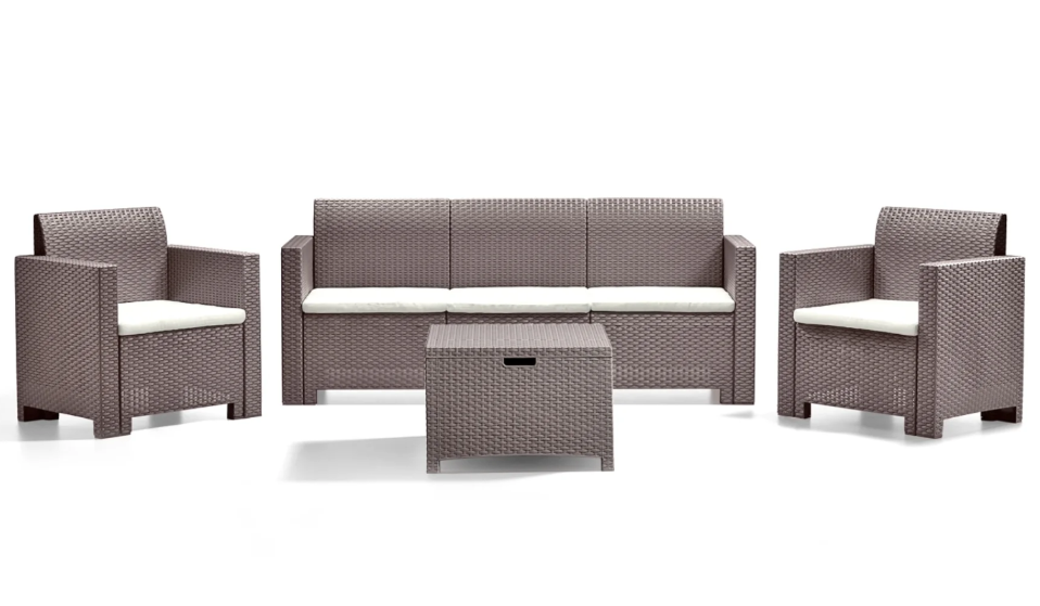 Набір садових меблів BICA Nebraska 3, бежево-сірий