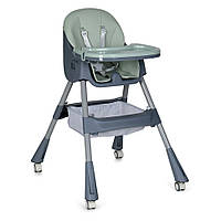 Стільчик для годування M 5722 Mint до 20 кг, складаний, 5-ти точковий, екошкіра