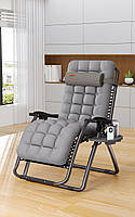 Розкладне крісло шезлонг садовий Zero Gravity WCG R-01 + матрац