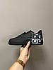 Кросівки Nike Air Force 1 Low х Comme des Garçons Supreme чорні жіночі чоловічі, фото 6