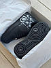 Кросівки Nike Air Force 1 Low х Comme des Garçons Supreme чорні жіночі чоловічі, фото 10