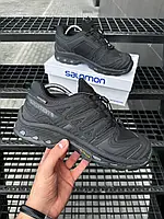 Мужские черные термо кроссовки Salomon XA Pro, мужские зимние термо кроссовки, непромокаемые кроссовки Соломон
