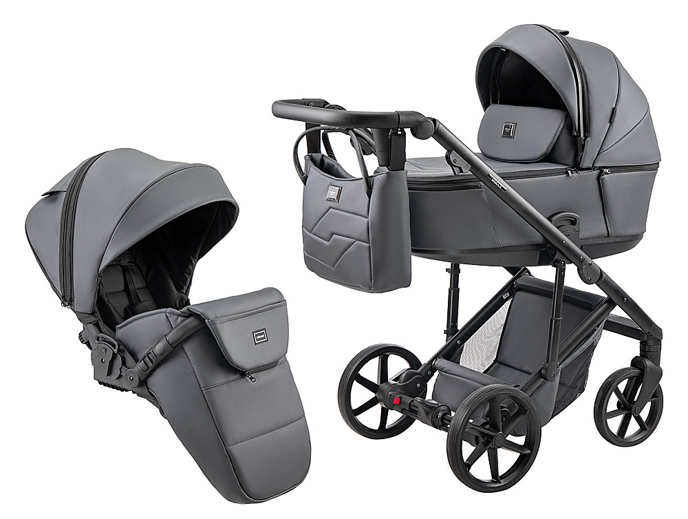 Коляска 2 в 1 Adamex Dolce Eco SA-5 графит