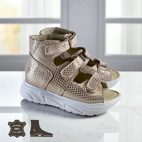 Дитячі шкіряні ортопедичні босоніжки для профілактики плоскостопості 31 розмір, фото 1