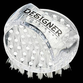 Щіточка манікюрна (прозора) Дизайнер для видалення пилу з нігтів