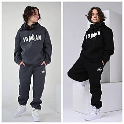 Теплий підлітковий костюм "Jordan" для хлопчиків, розміри на зріст 140 - 164