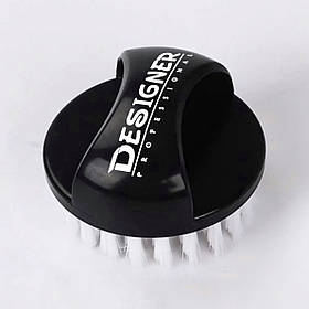 Щіточка манікюрна (чорна) Дизайнер для видалення пилу з нігтів