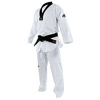 Добок для Тхеквондо ADI-CONTEST з ліцензією WT із чорним коміром | білий | ADIDAS ADITC03WT