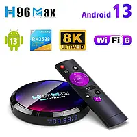 Смарт ТВ-приставка H96 MAX RK3528 4/64 ГБ Android 13 WIFI 6 TV BOX бездротова медіаплеєр для телевізора