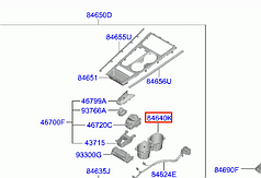 Підстаканник центральної консолі Hyundai Kona Electric (17-) 84670K4000TRY