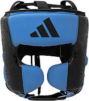Шолом боксерський Adidas Combat 50 | чорно/синій | ADIC50HG ADIDAS