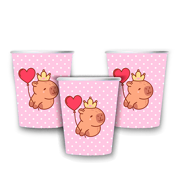 "Капібара" - Стаканчики 250 мл (упаковка 8 шт)