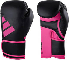 Боксерські рукавички Adidas Speed 165 з ліцензією WAKO | чорний/рожевий | Adidas ADISBG165WK
