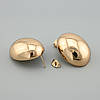 Сережки гвоздики Сфера 55807 розмір 31х25 мм вага 17.6 г позолота 18К, фото 2