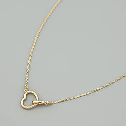 Кольє Обітниця 56027 ширина 1 мм позолота 18К довжина 43+5