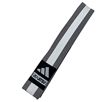 Пояс для Джиу-Джитсу Adidas | сіро-білий | Adidas adiBJJB-K