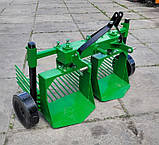 Дворядна вібраційна картоплекопалка КВТ-2 до мінітрактора, фото 8
