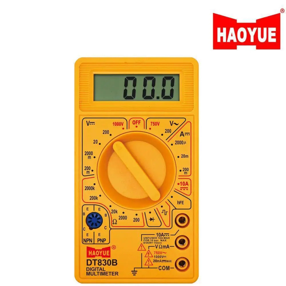 Мультиметр HAOYUE DT830B yellow, фото 1