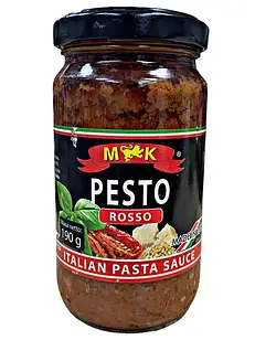 Соус песто пікантний MK Pesto Rosso, 190 г (червоний)
