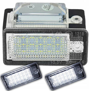 Підсвітка LED лампи номерного знака Audi A3 8P A4 B6 B7 A6 C6
