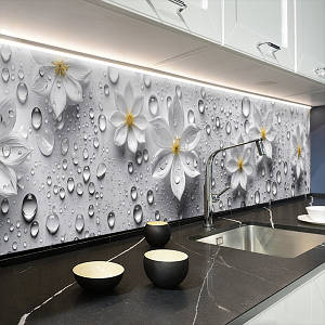 Панелі на кухонний фартух довгі (62х205 / 62х305 / 62х410 / 68х305 см)