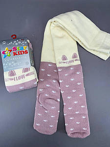 Махрові дитячі колготи  "STAR KIDS"  (80-86 зріст)