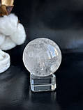 Сфера гірський кришталь натуральний сфера куля шар з гірського кришталю 38,5 мм., фото 2