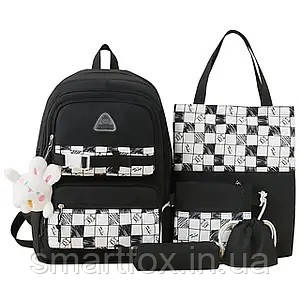 Шкільний набір 5в1 (рюкзак, сумка, клатч, пенал, мішечок) MFG-2-615, фото 1