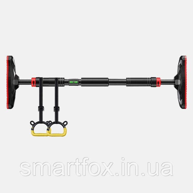 Турнік розсувний для підтягування + кільця MR-01