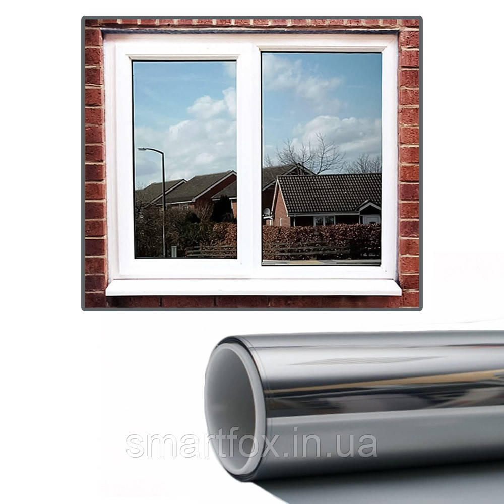 Плівка на вікно сонцезахисна дзеркальна 60х300 см