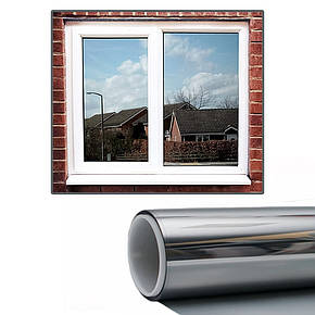 Плівка на вікно сонцезахисна дзеркальна 60х300 см, фото 1