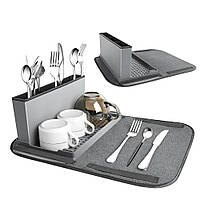 Сушарка для посуду з піддоном і килимком A-578