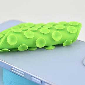 Холдер-присосок для телефона двосторонній прямокутний 100х60мм Red, фото 2