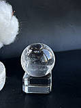 Сфера гірський кришталь натуральний сфера куля шар з гірського кришталю 30 мм., фото 4