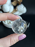 Сфера гірський кришталь натуральний сфера куля шар з гірського кришталю 30 мм., фото 5